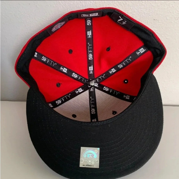 New Era LOUISVILLE BATS MURCIELAGOS COPA HAT MILB GOLD BASEBALL SIZE 7 7/8 - Picture 9 of 12